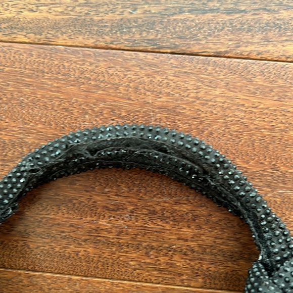 ZARA faux diamond knot handle bag | Black - Picture 5 of 7